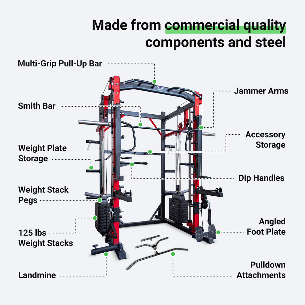 TC K1S Smith Machine All In One Bundle