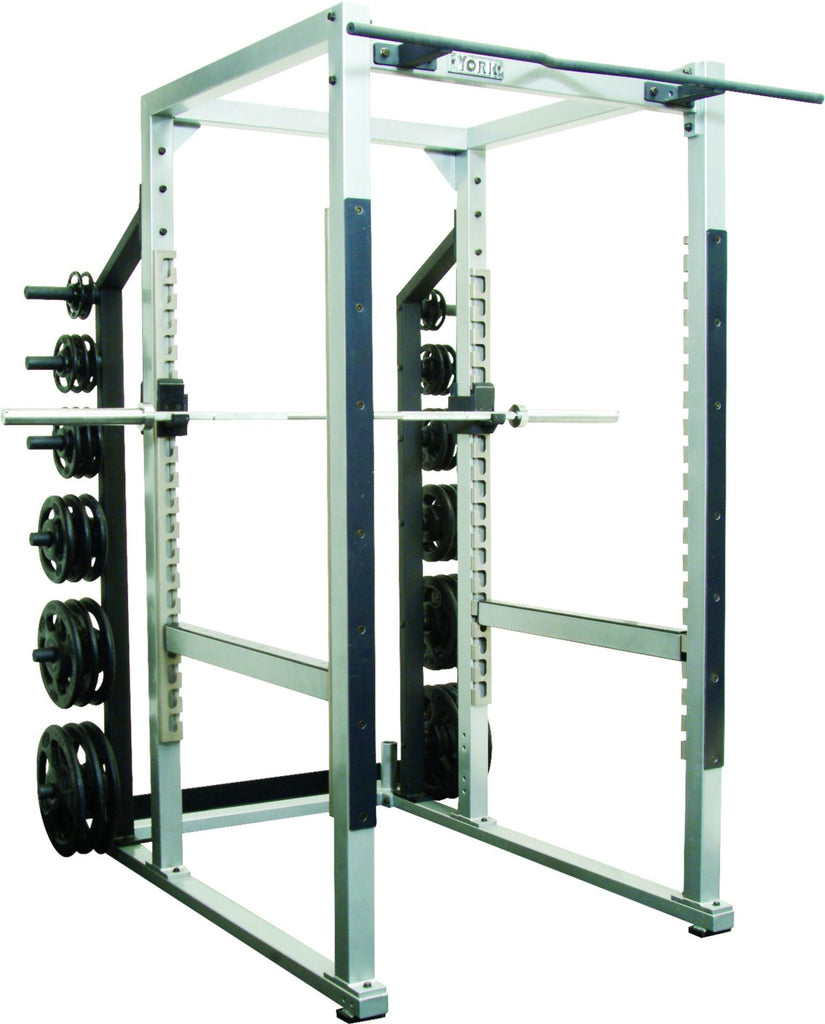 York STS Power Rack w/ Hook Plates