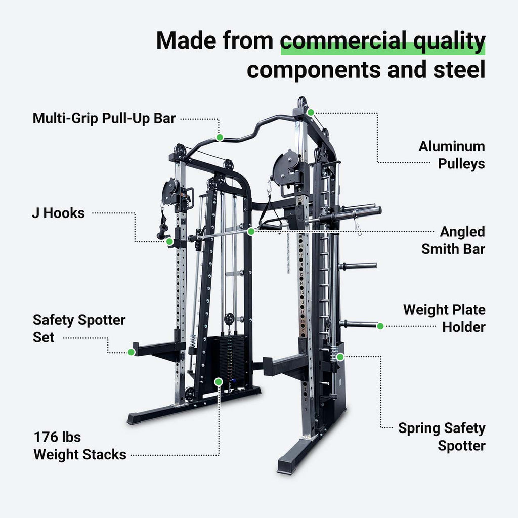 TC S103 Hybrid Smith Machine Home Gym