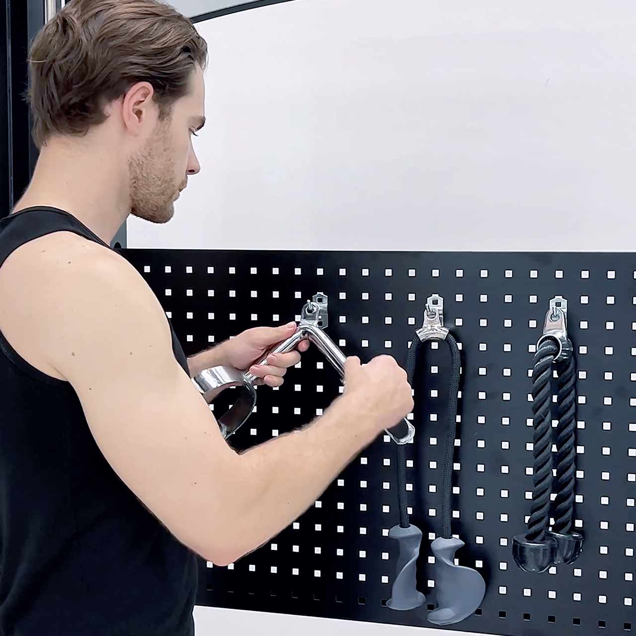 Integrated Storage Pegboard