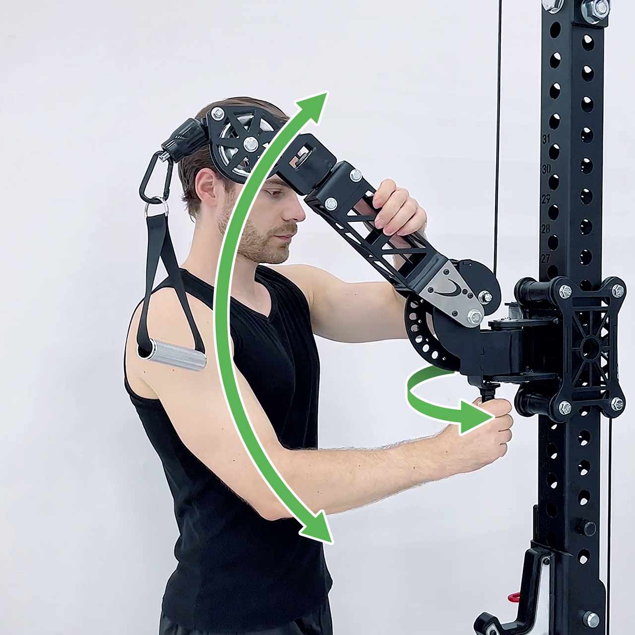 3D Pivot Arm Versatility