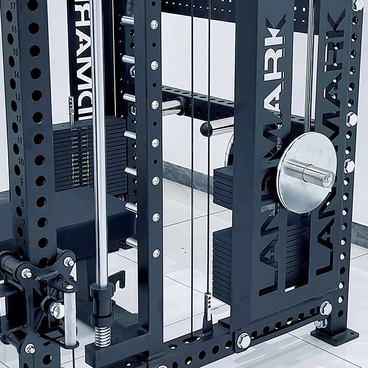 Dual 200 lb Weight Stacks