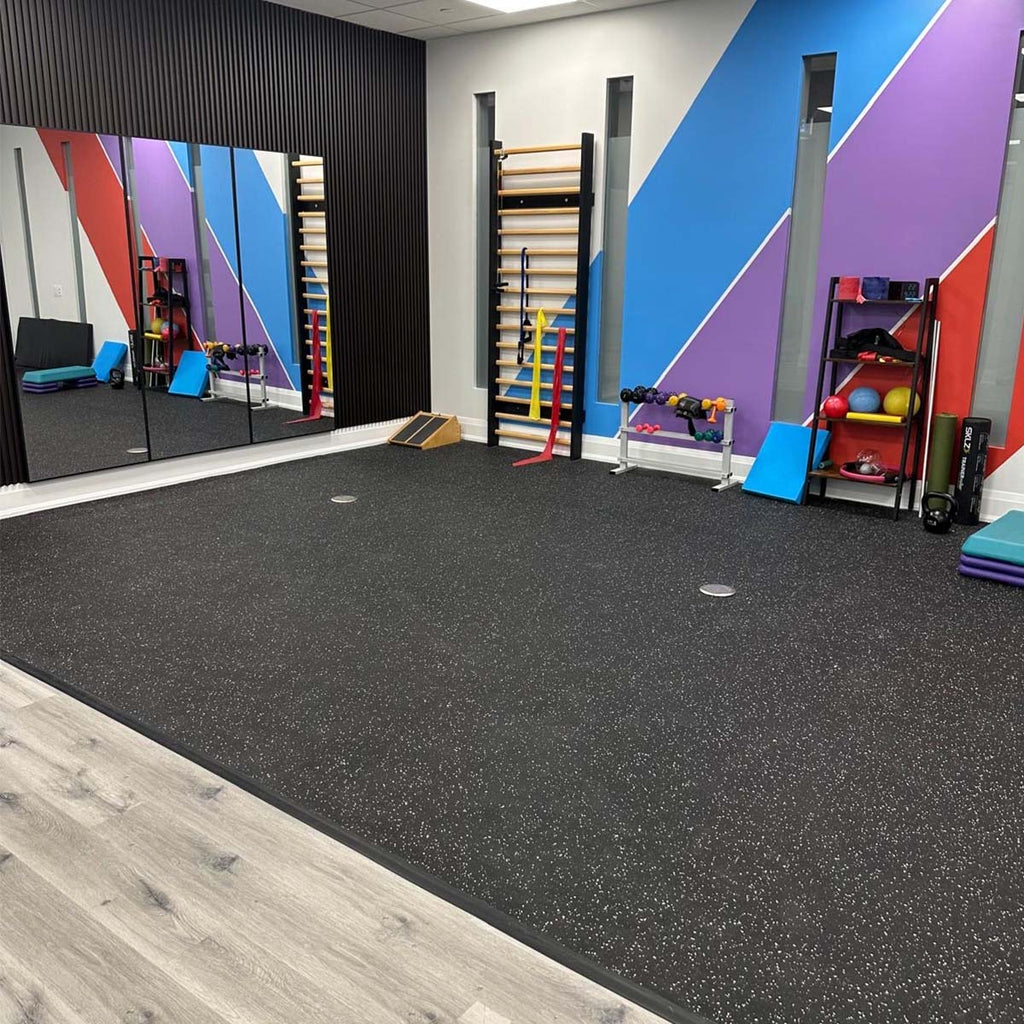 LDS Alpine Series Rubber Roll Gym Floor 8MM