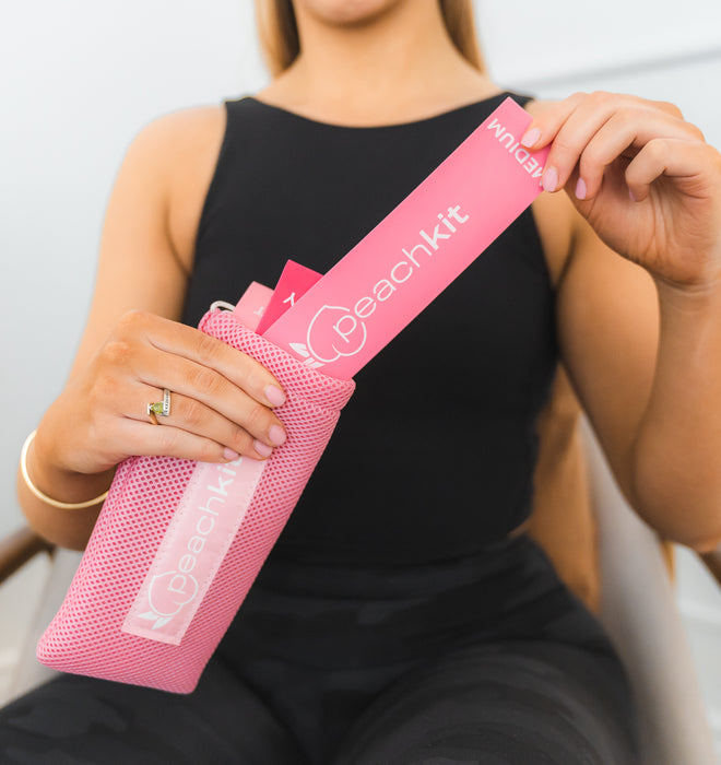 PeachKit Booty Bands Set: Cute Travel Bag Included